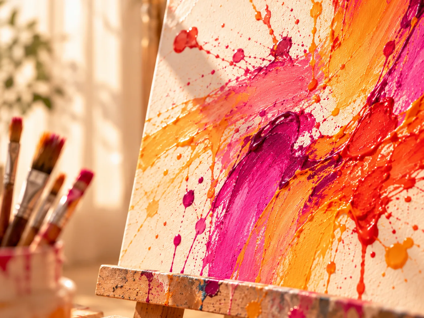 Actionpainting-Gutschein